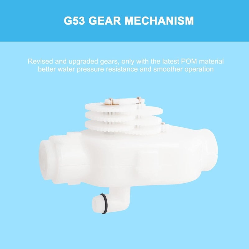 Podoy Upgraded G52 Backup Valve Replacement Compatible with Polaris 180 280 380 480 3900 Pool Cleaner Replace Part Replacement Kit with G53 Gear Mechanism G57 Collar G54 Outer Casing by Podoy - Image 3